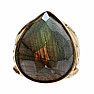 Labradorite cut ring