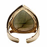 Labradorite cut ring