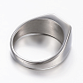 Men's steel ring Silver Seal