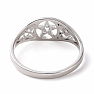 Ring for a witch Pentagram stainless steel