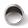 Men's steel ring Triquetra seal