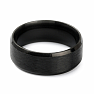 Men's steel ring Black Base