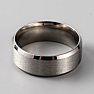 Men's steel ring Silver Base