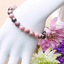 Rodonite beaded bracelet