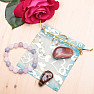 Organza gift bag 10 x 12 cm turquoise with hearts