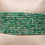 Emerald bracelet extra AA quality beads 3 mm