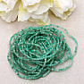 Emerald bracelet extra AA quality beads 3 mm