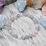 Morganite - beryl pink emerald bracelet beads 8 mm