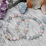 Morganite - beryl pink emerald bracelet beads 8 mm