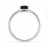 Black spinel ring silver Ag 925 RBC302