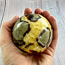 Septaria polished ball Madagascar 36