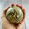Septaria polished ball Madagascar 38