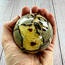 Septaria polished ball Madagascar 39
