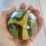 Septaria polished ball Madagascar 43