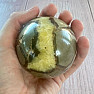 Septaria polished ball Madagascar 46