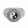Men's steel ring Yin and Yang