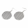 Flower of Life stainless steel earrings