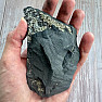 Raw shungite with pyrite 12