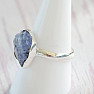 Tanzanite raw ring silver Ag 925 LOT389