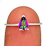 Topaz mystic cut ring silver Ag 925 RBC301