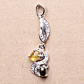 Silver pendant with multi-colored tourmalines silver Ag 925 017206 MT