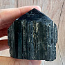 Black tourmaline scoryl raw polished tip 2