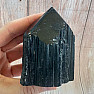 Black tourmaline scoryl raw polished tip 3