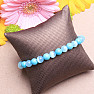 Tyrkenite with turquoise ulexite beaded bracelet