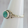 Turquoise Mohave ring silver Ag 925 46159