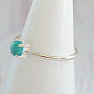 Turquoise Natural Sleeping Beauty Ring Ag 925 45832