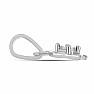 Silver pendant with cut diamond Ag 925 017374 DIA