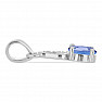 Silver pendant with tanzanite and zircons Ag 925 020065 TZ
