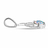 Silver pendant with Ethiopian opal and zircons Ag 925 026632 ETOP