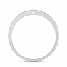 Silver ring with cut diamond Ag 925 016262 DIA