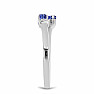 Silver ring with cut tanzanite and zircons Ag 925 016430 TZ