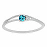 Silver ring with cut apatite and zircons Ag 925 031121 AP
