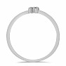 Silver ring with cut diamond Ag 925 050206 DIA