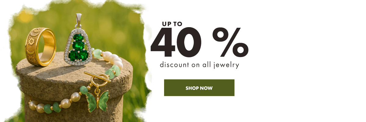 Up to 40% off all jewelry. Don’t miss the offer!