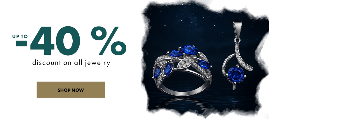 Up to 40% off all jewelry. Don’t miss the offer!
