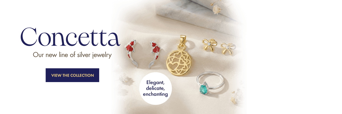 Concetta – an elegant, delicate and enchanting collection that brightens every moment of your day.