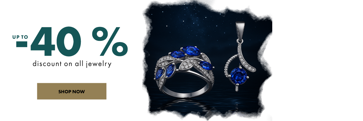 up to 40% off all jewelry. Treat yourself and the ones you love.